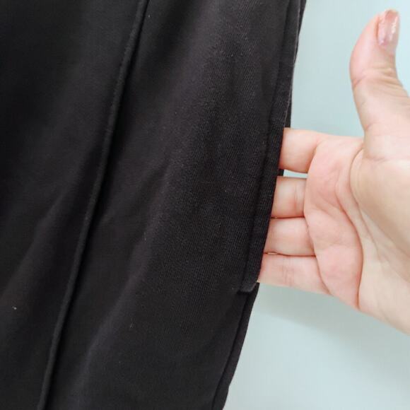 Rebecca Taylor Women's Black size Xs black sweatpants thick comfy soft cozy moda - Picture 9 of 15
